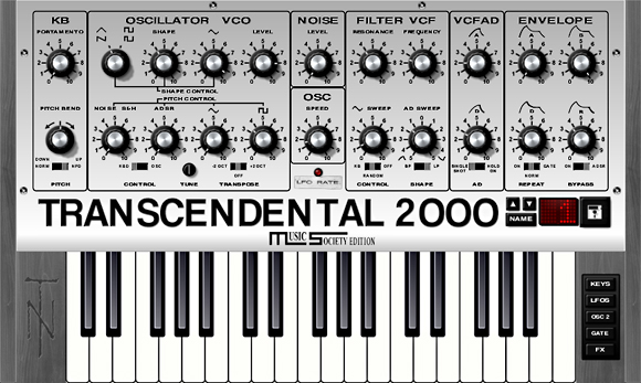 Transcendental 2000 vsti Music Society Edition